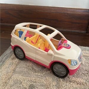 Fisher Price Loving Family dollshouse musical minivan SUV 2014 car seat vintage